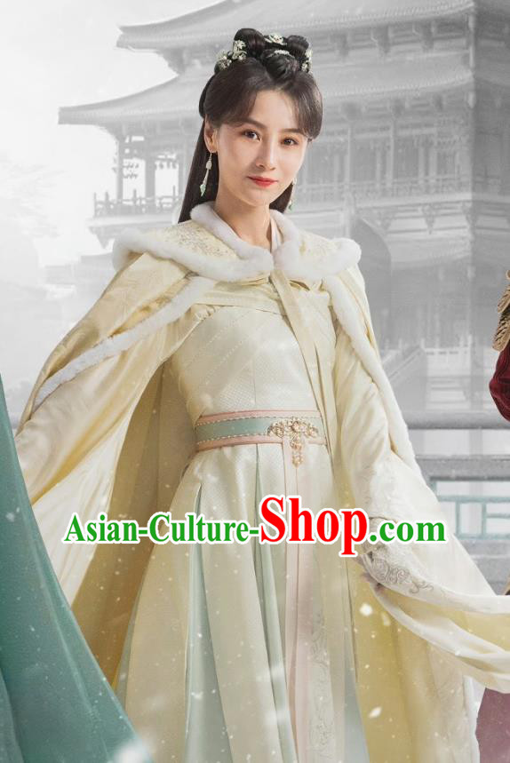 China Romantic Drama Destined Chang Feng Du Ye Yun Dresses Ancient Song Dynasty Noble Lady Garment Costumes
