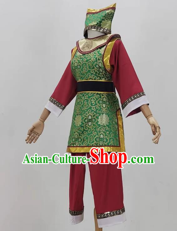 Opera Harlequin Costume Xiaosheng Clothes Shaoxing Opera Huangmei Opera Costumes Butler Costumes Opera Costumes Cantonese Opera Clown