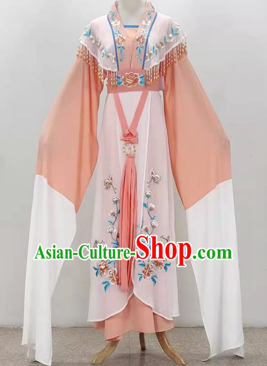 Orange Peony Hua Dan Miss Costume Princess Costume Drama Opera Yue Opera Qiong Opera Huangmei Stage Costume