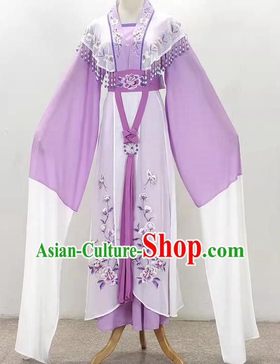 Purple Peony Hua Dan Miss Costume Princess Costume Drama Opera Yue Opera Qiong Opera Huangmei Stage Costume