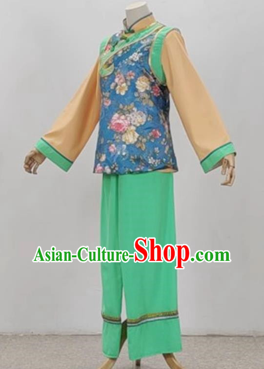 Drama Lao Dan Costumes Ancient Costumes Shaoxing Opera Huangmei Opera Costumes Cai Dan Clothes Matchmaker Opera Costumes