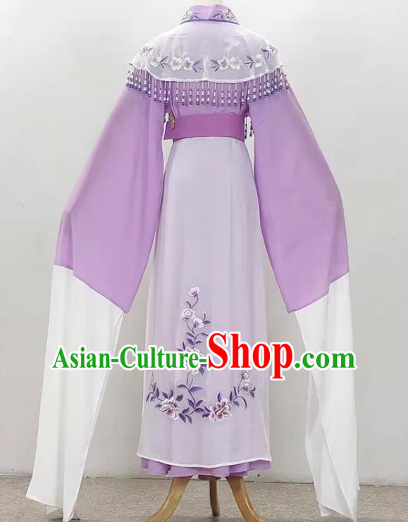 Purple Peony Hua Dan Miss Costume Princess Costume Drama Opera Yue Opera Qiong Opera Huangmei Stage Costume