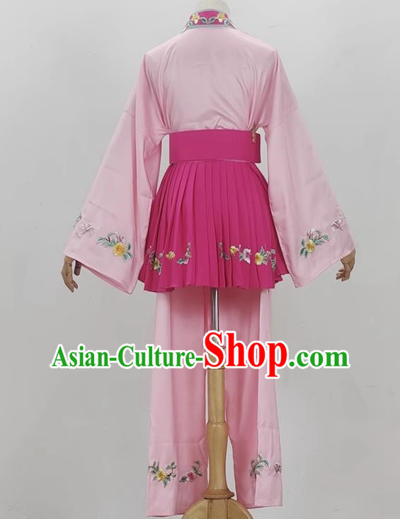 Pink Opera Maid Costumes Ancient Costumes Shaoxing Opera Huangmei Opera Performance Costumes Five Girls Birthday Maid Costumes Stage Performance Costumes