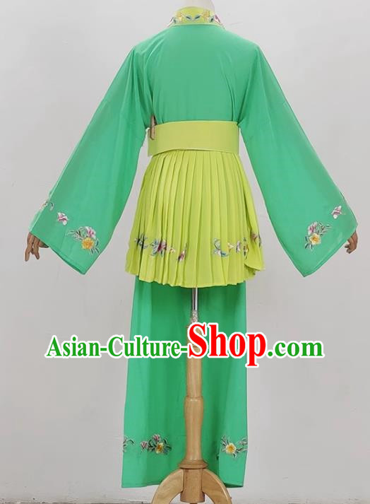 Green Opera Maid Costumes Ancient Costumes Shaoxing Opera Huangmei Opera Performance Costumes Five Girls Birthday Maid Costumes Stage Performance Costumes