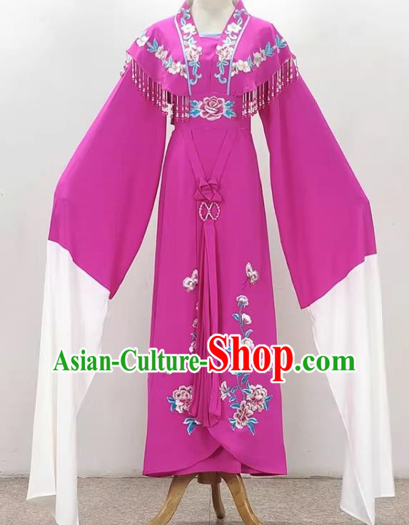 Magenta Peony Hua Dan Miss Costume Princess Costume Drama Opera Yue Opera Qiong Opera Huangmei Stage Costume