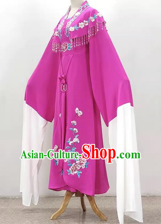 Magenta Peony Hua Dan Miss Costume Princess Costume Drama Opera Yue Opera Qiong Opera Huangmei Stage Costume