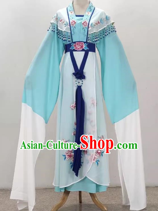 Blue Peony Hua Dan Miss Costume Princess Costume Drama Opera Yue Opera Qiong Opera Huangmei Stage Costume