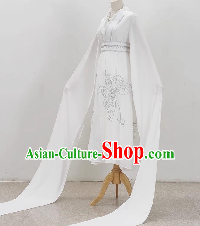 Big Butterfly Splitting Coffin Costume Huangmei Opera Costume New Water Sleeve Hua Dan Clothes Opera Dance