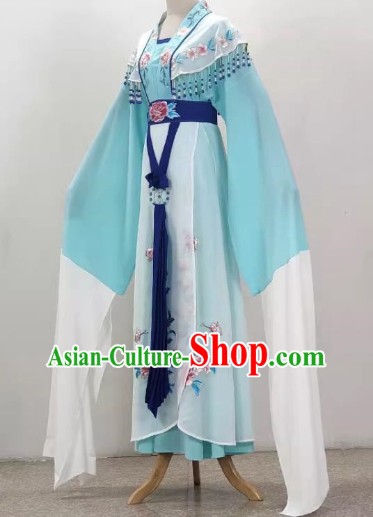 Blue Peony Hua Dan Miss Costume Princess Costume Drama Opera Yue Opera Qiong Opera Huangmei Stage Costume