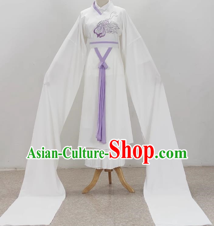 Opera Coffin Splitting Costumes Ancient Costumes Shaoxing Opera Huangmei Opera Costumes Long Water Sleeves Huadan Costumes Dance Performance Costumes