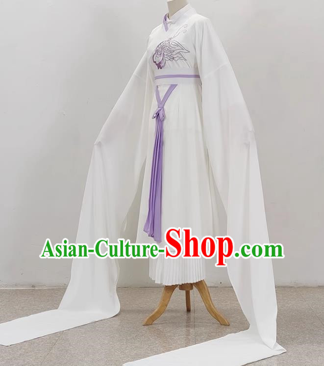 Opera Coffin Splitting Costumes Ancient Costumes Shaoxing Opera Huangmei Opera Costumes Long Water Sleeves Huadan Costumes Dance Performance Costumes