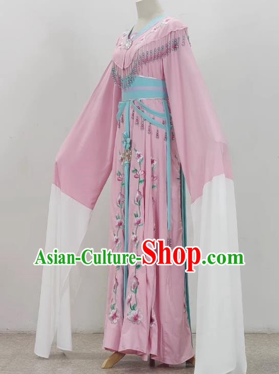 Pink Yue Opera Hua Dan Costume Costumes Miss Costumes Opera Stage Performance Costumes