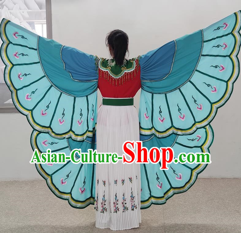 Blue Yue Opera Butterfly Lovers Costume Costume Costume Huangmei Opera Cantonese Opera Big Butterfly Costume Opera Costume