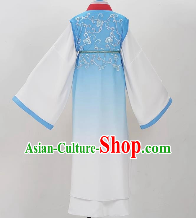 Light Blue Drama Chunxiang Chuan Costumes Ancient Costumes Yue Opera Costumes Menglong Xiaosheng Clothes Huangmei Opera Vests Opera Costumes