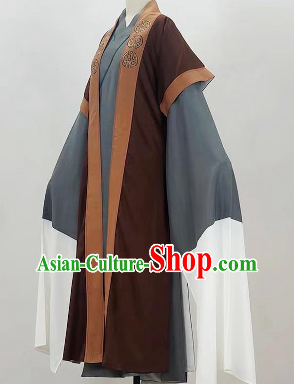 Yue Opera Laosheng Costumes Ancient Costumes Huangmei Opera Performance Costumes Drama Waistcoat Qiong Opera Cantonese Opera Costumes