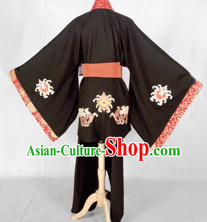 Black Drama Zhu Bajie Costumes Ancient Costumes Shaoxing Opera Huangmei Opera Costumes Large Sleeved Xiaosheng Clothes