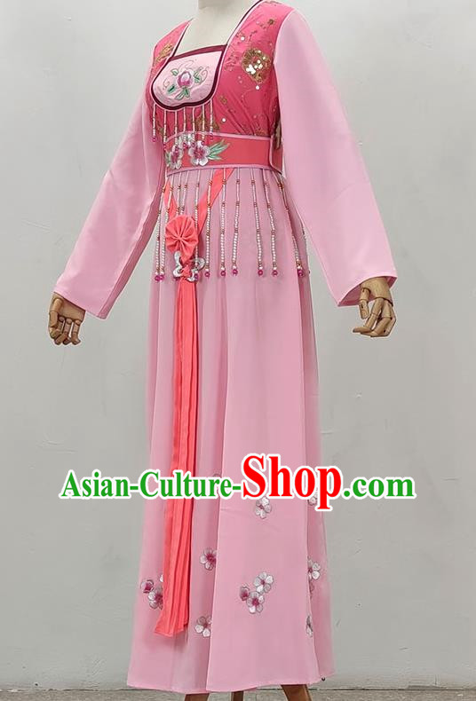 Maid And Palace Maid Split Embroidered Yue Opera Hua Dan Costume Drama Opera Performance Costume Dance Costume