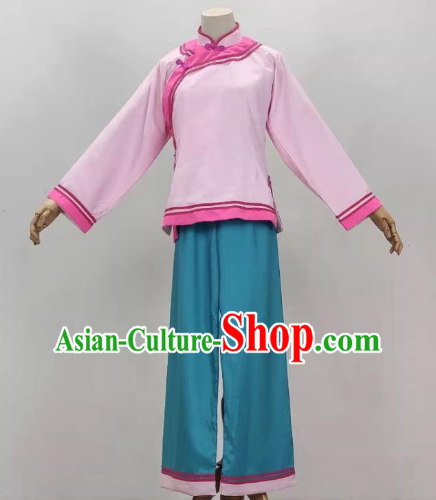 Costumes Jiujin Village Girl Yahuan Clothes Yue Opera Qiong Opera Huangmei Opera Drama Opera Costumes Performance Costumes