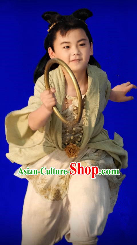 Film Creation of the Gods I Kingdom of Storms Ne Zha Clothing China Ancient Boy Hero Costumes