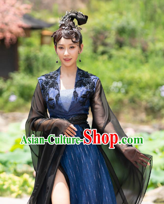 Drama Chong Zi Enchantress Dress China Ancient Sexy Woman Costumes