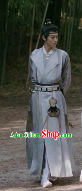 Chinese Traditional Hanfu Clothing Ancient Swordsman Costumes TV Drama Unchained Eunuch Xiao Duo Outfit