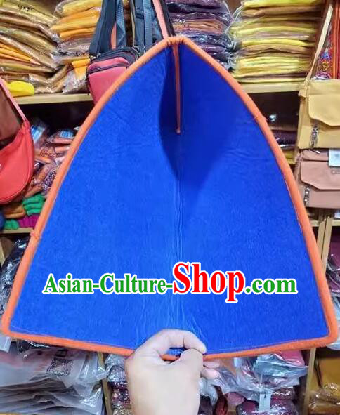 Handmade China Zang Nationality Monk Hat Chinese Tibetan Buddhism Felt Hat Lama Headwear