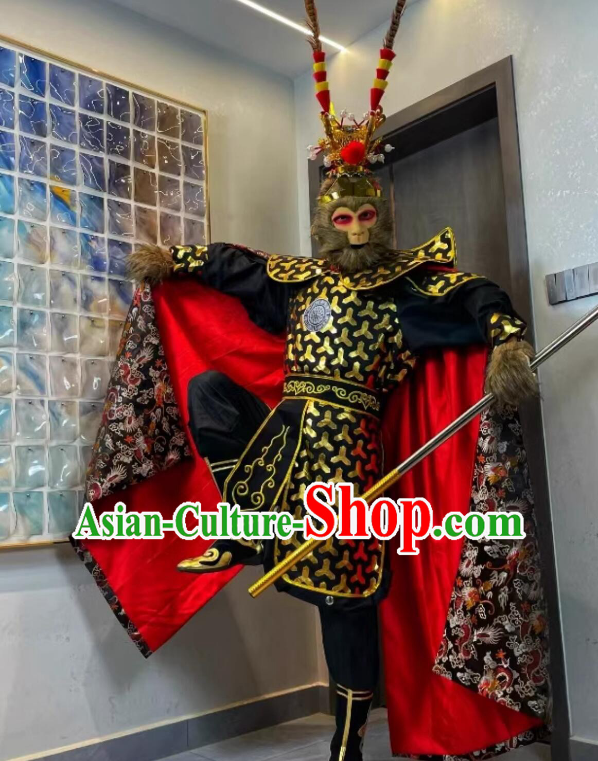 Journey to the West Monkey King Outfit Black Myth Wukong Clothing Halloween Cosplay Costume