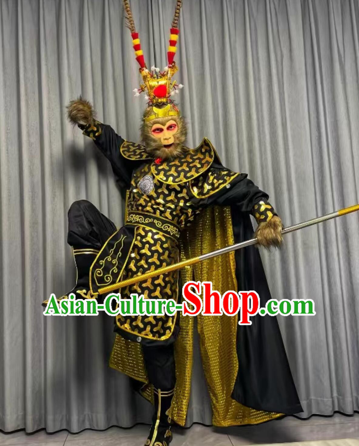 Halloween Cosplay Costume Journey to the West Monkey King Outfit Black Myth Wukong Clothing