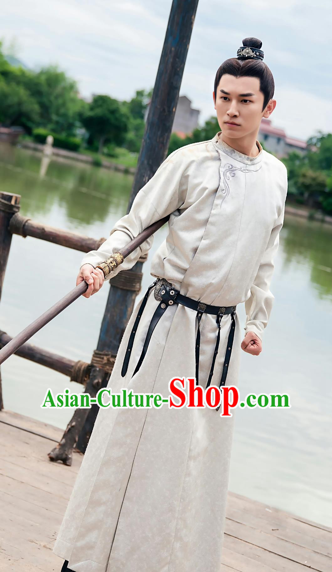Traditional China Swordsman Hanfu Robe TV Series Drama Strange Tales of Tang Dynasty Hero Lu Ling Feng Costume Ancient Chinese Jinwu Guards Clothing