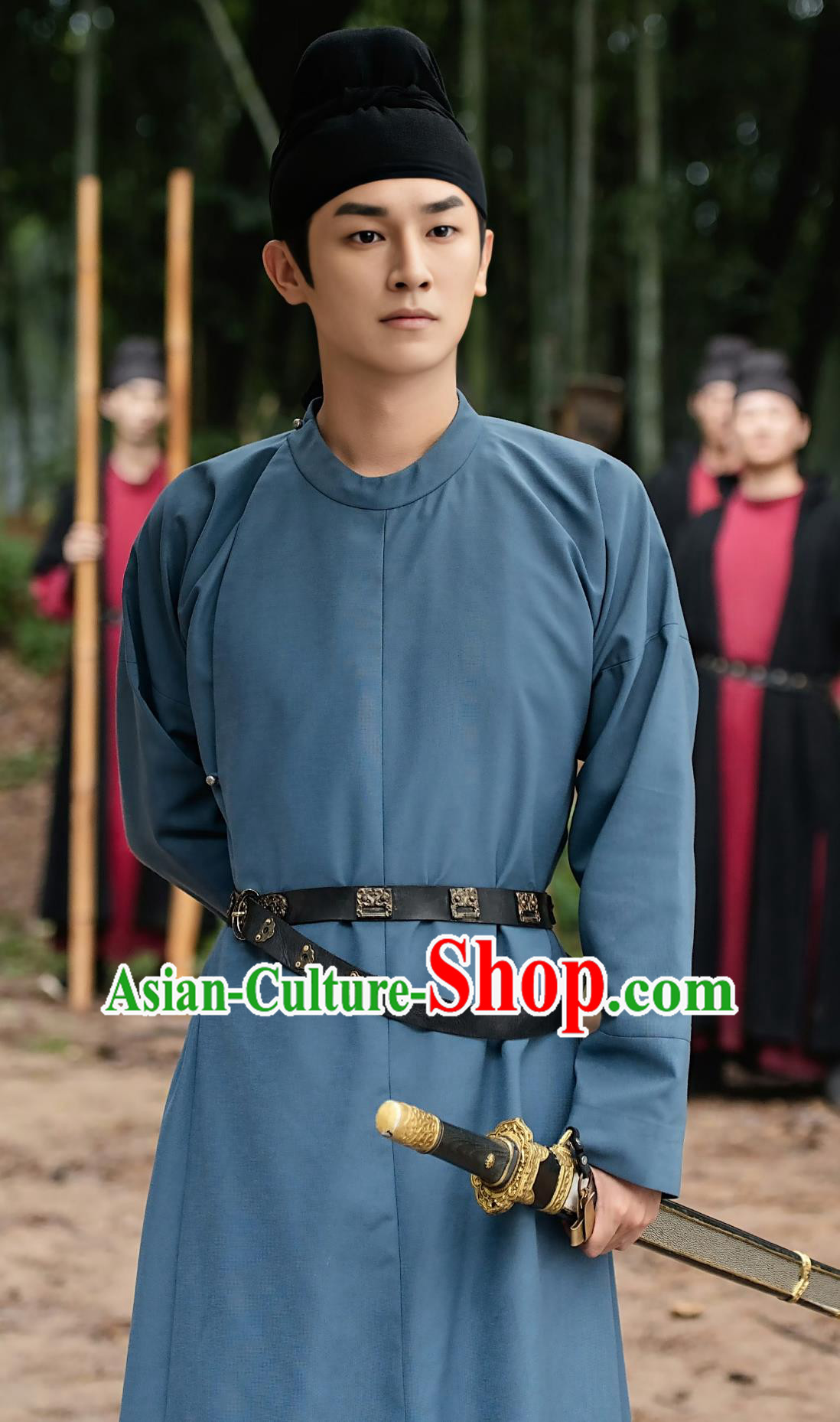 Ancient Chinese Swordsman Clothing Traditional China Hanfu TV Series Drama Strange Tales of Tang Dynasty Official Lu Ling Feng Costume