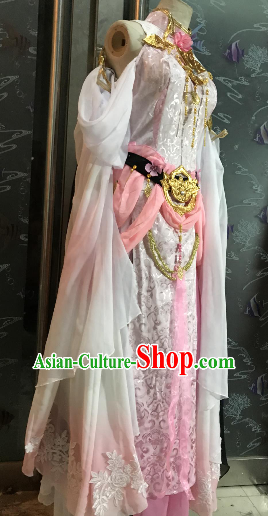 Cosplay Online Game Sword Heroes Fate Qixiu Hall Dance Lady Costume China Wuxia Swordswoman Dress Ancient Chinese Clothing