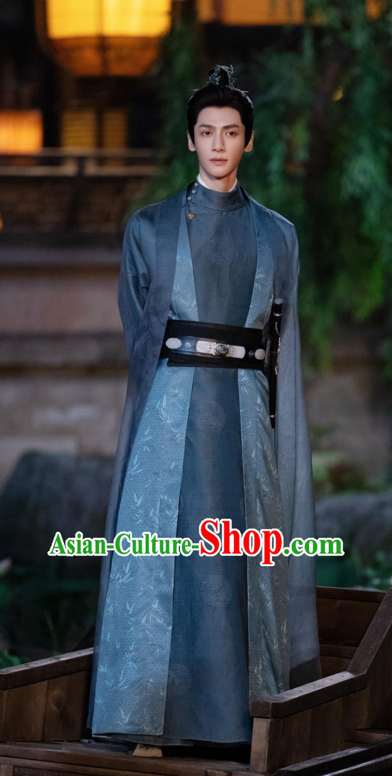 Traditional Chinese Tang Dynasty Male Hanfu TV Series Drama Follow Your Heart Prince Jiang Xin Bai Costume Ancient China Noble Childe Clothing