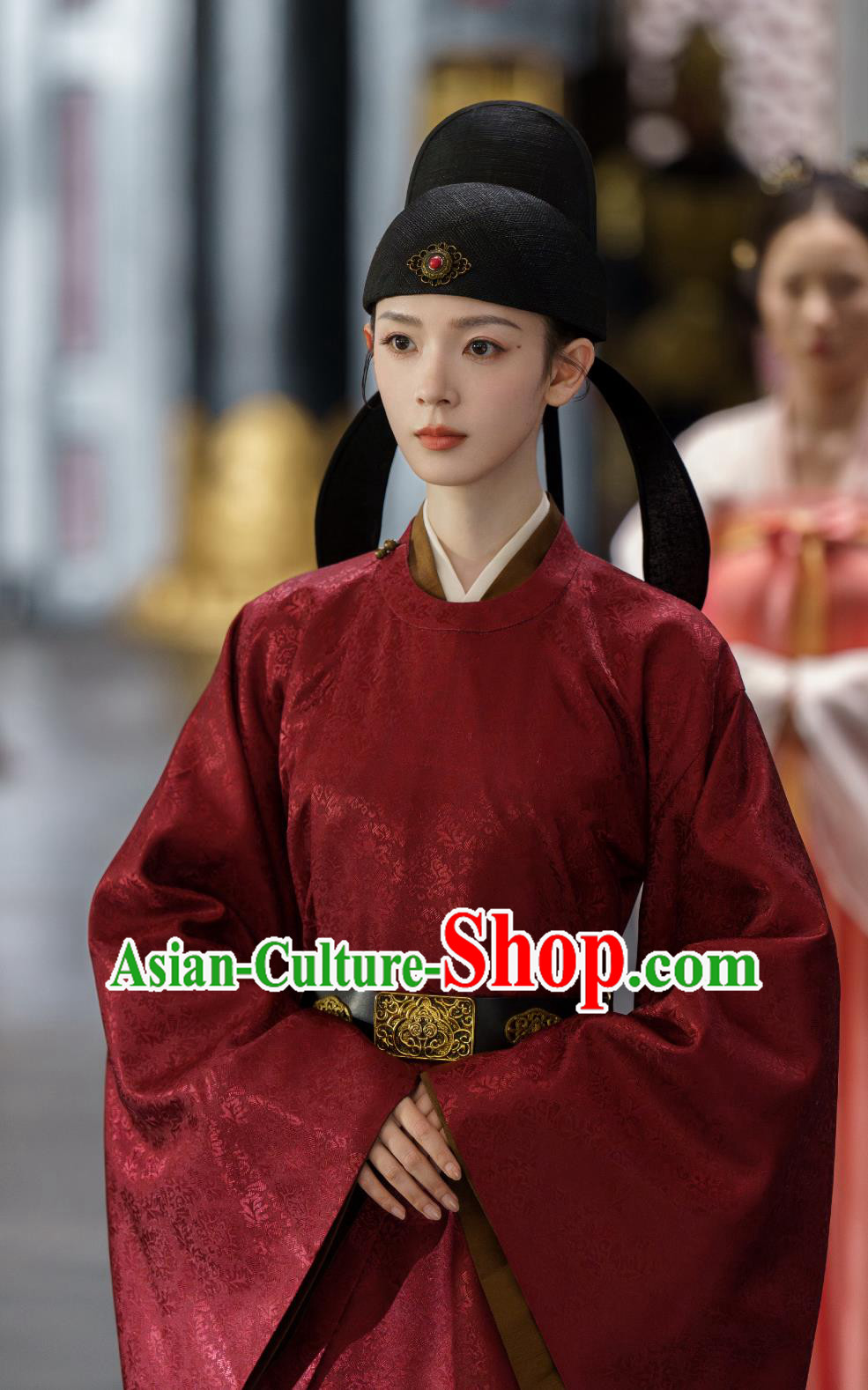 Ancient China Female Offical Clothing Traditional Chinese Tang Dynasty Hanfu TV Series Drama Follow Your Heart Princess Jiang Suo Luo Costume