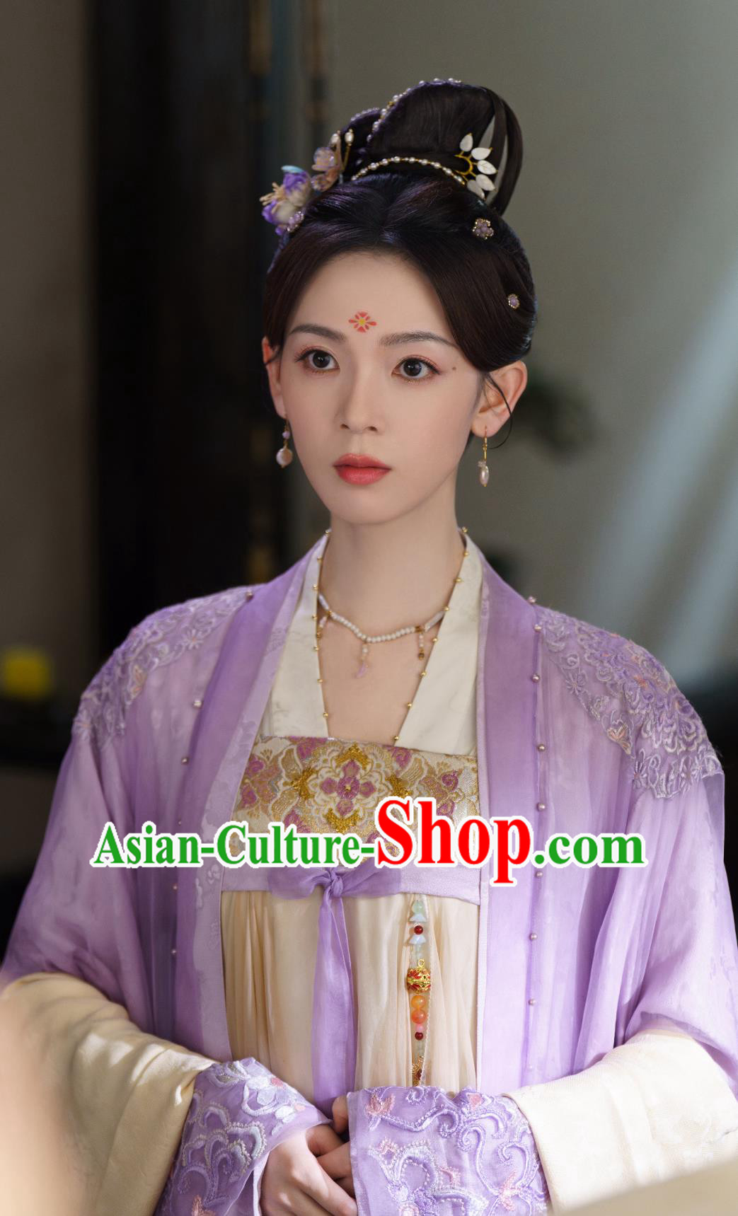 Ancient China Court Lady Clothing Traditional Chinese Tang Dynasty Hanfu Dress TV Series Drama Follow Your Heart Princess Jiang Suo Luo Costume