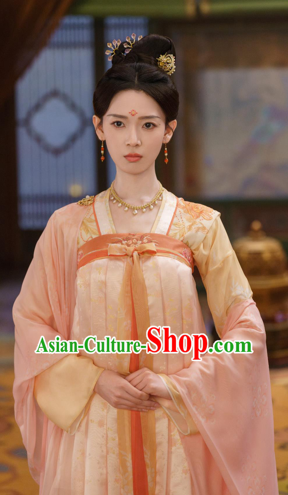 Traditional Chinese Tang Dynasty Court Woman Hanfu Dress TV Series Drama Follow Your Heart Jiang Suo Luo Costume Ancient China Princess Clothing