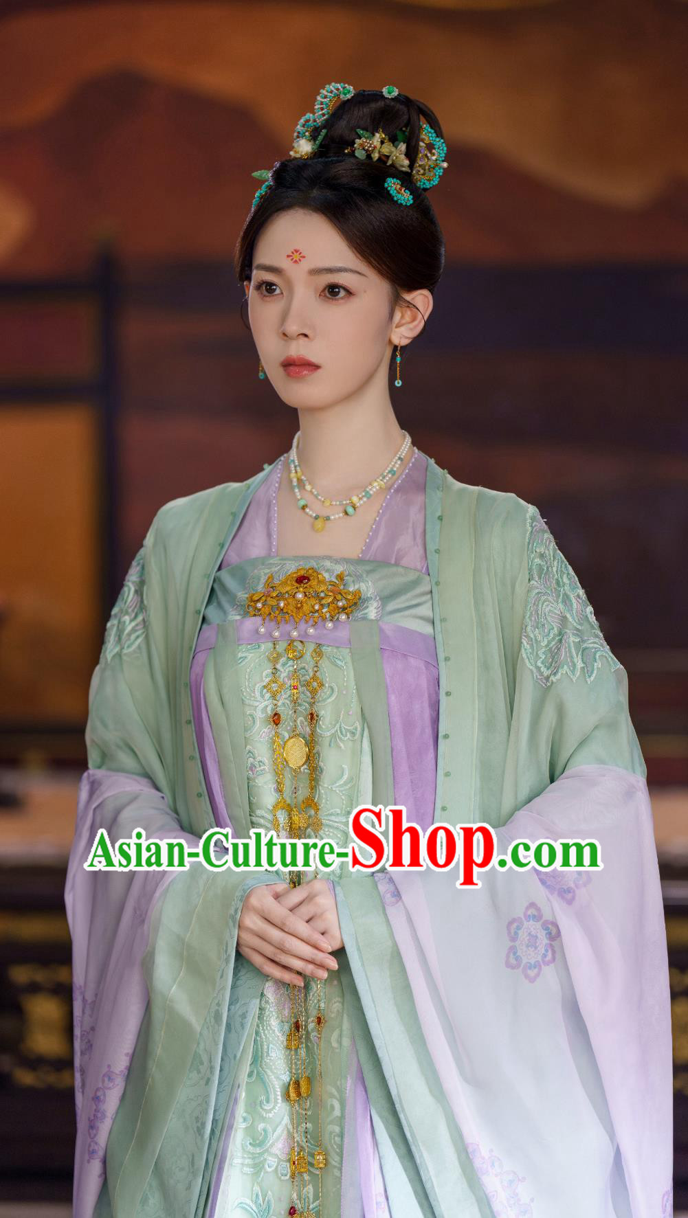 Traditional Chinese Tang Dynasty Princess Hanfu Dress TV Series Drama Follow Your Heart Jiang Suo Luo Costume Ancient China Court Woman Clothing