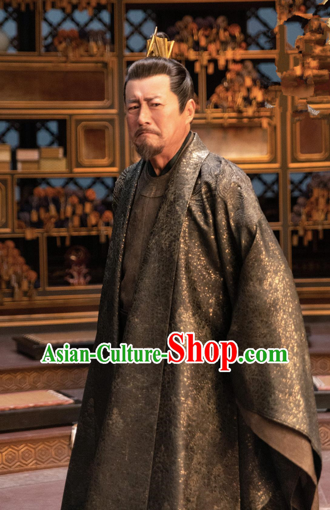 Ancient China Lord Clothing Traditional Chinese Official Hanfu TV Series Qing Yu Nian Minister of Revenue Fan Jian Costume