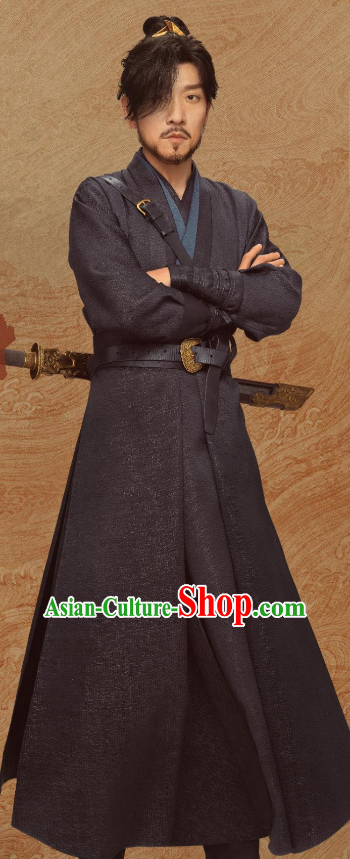 Ancient China Warrior Clothing Traditional Chinese Hanfu TV Series Joy of Life Imperial Bodyguard Fan Wu She Costume