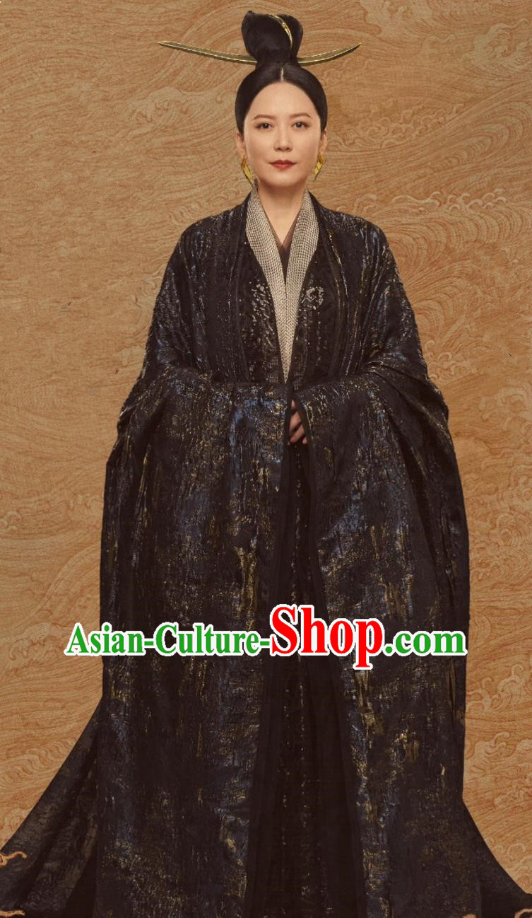 Ancient China Royal Queen Clothing Traditional Chinese Hanfu TV Series Joy of Life Empress of Qing Costume