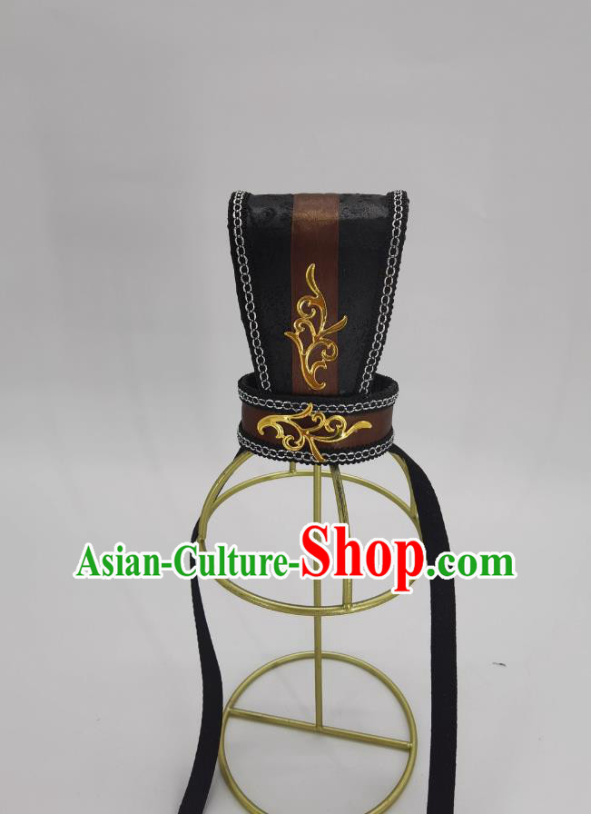 Chinese Traditional Hanfu Headpiece Ancient China Royal Prince Hair Coronet Handmade Tang Dynasty Hair Crown