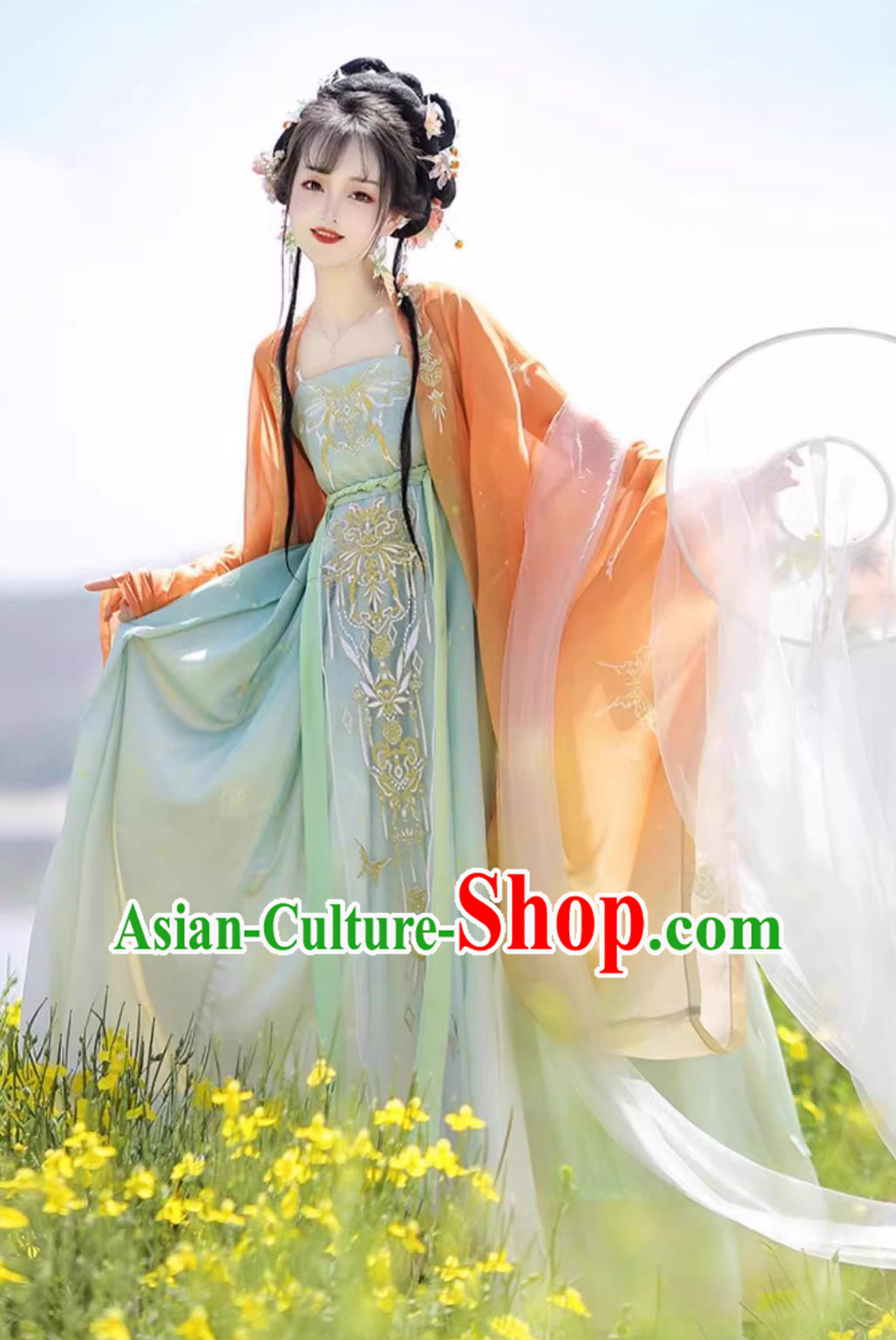 Traditional Chinese Hanfu Dress Ancient China Royal Princess Costume Tang Dynasty Court Woman Clothing