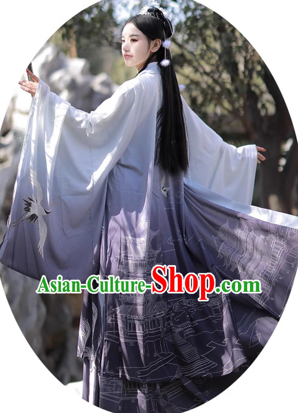 Traditional Chinese Hanfu Ancient China Swordsman Costume Jin Dynasty Clothing