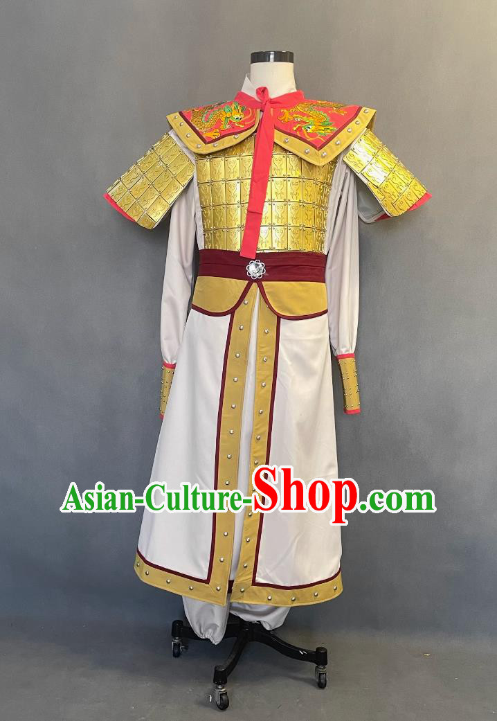 Chinese Tang Dynasty Soldier Costume Ancient China General Armour Clothing Traditional Monkey King Sun Wukong Armor