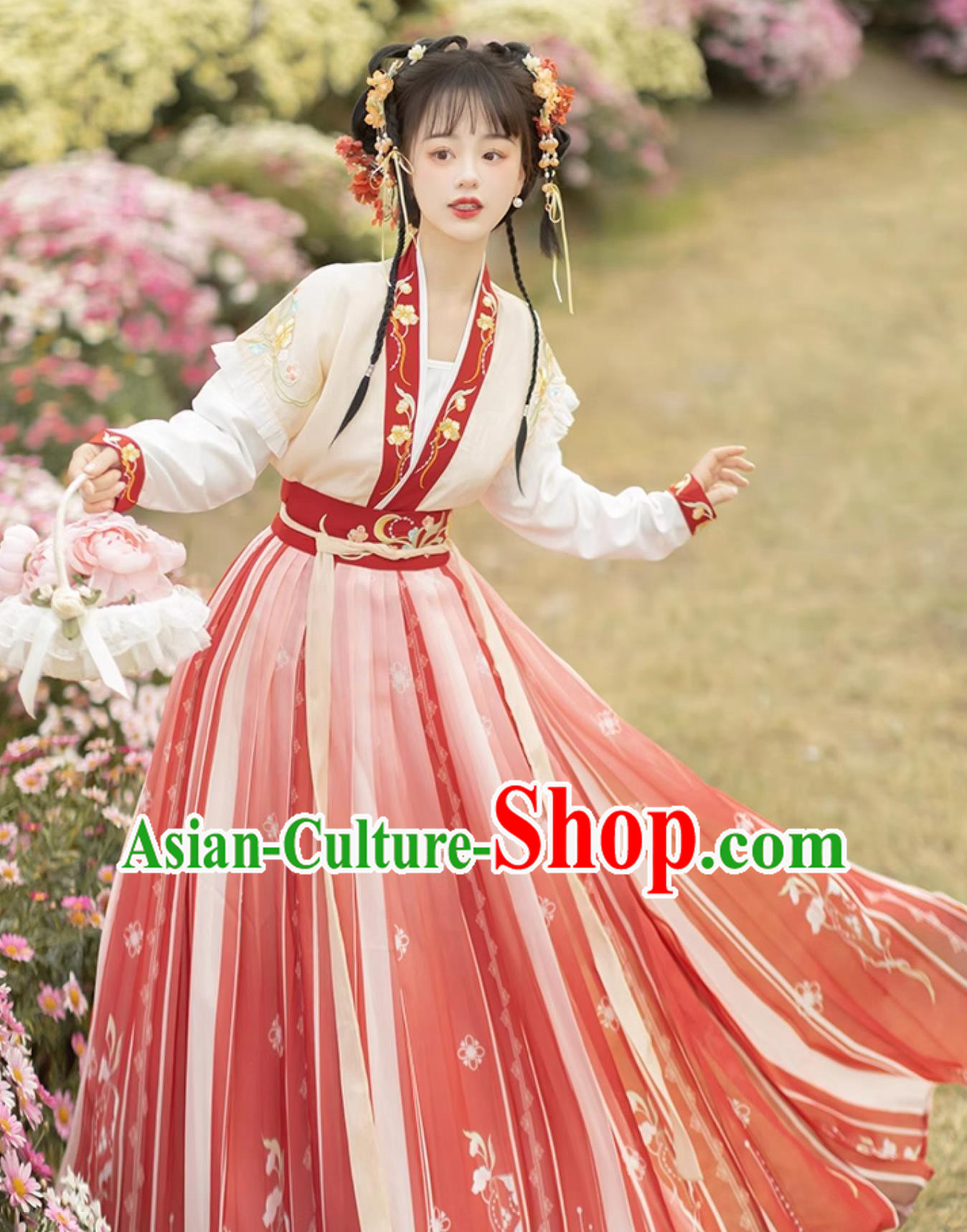 Chinese Traditional Female Hanfu Dress Tang Dynasty Young Lady Clothing Ancient China Court Princess Costume