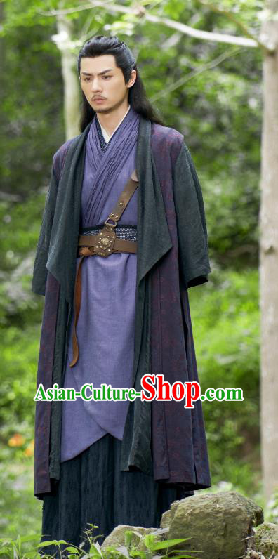 Chinese Ancient Sword Master Costumes TV Drama Mirror A Tale of Twin Cities General of the Kong Sang Empire Xi Jing Clothing