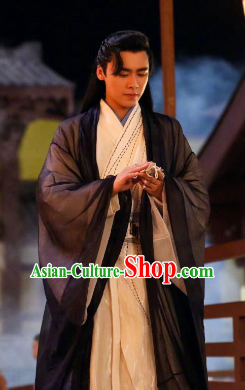 Chinese Ancient King Costumes TV Drama Mirror A Tale of Twin Cities Young Leader of Quan Xian Tribe Su Mo Clothing