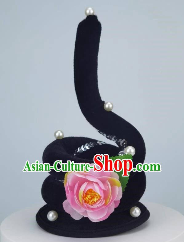 Classical Dance Headdress Lotus Picking Dance Hair Ornaments Fairy Stick Dunhuang Headband Flower Ornaments Floating Lotus Han And Tang Wigs