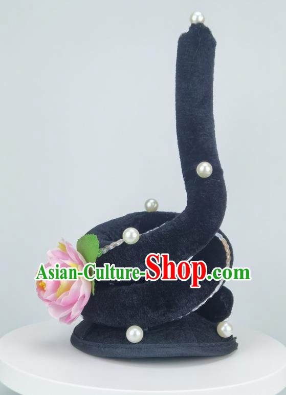 Classical Dance Headdress Lotus Picking Dance Hair Ornaments Fairy Stick Dunhuang Headband Flower Ornaments Floating Lotus Han And Tang Wigs
