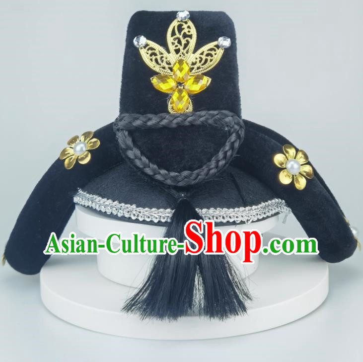 Embroidered Shadow Layered Incense Headdress 12th Lotus Awards Dance Hair Accessories Classical Dance Wig Only Dance Exclusive Wig Accessories