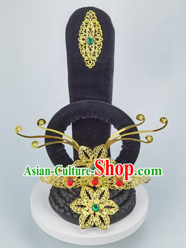 Hanfu Dunhuang Headdress Beauty Wig Flying Dance Hair Accessories Classical Dance Folk Dance Accessories